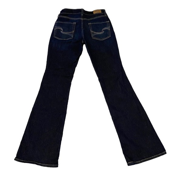 Signature Levi Stauss Jeans Dark Wash Modern Bootcut  4M Cotton Blend EUC 28x31 - Picture 2 of 10